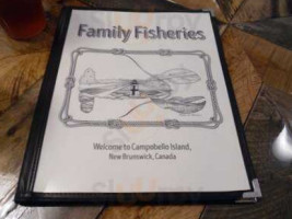 Family Fisheries Restaurant & Take Out menu