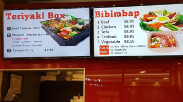 Bibab Express menu