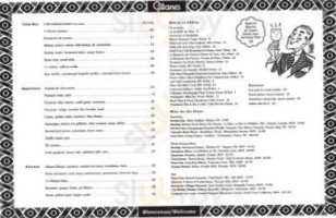 Gitanes menu