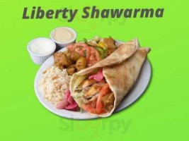 Liberty Shawarma food