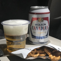Air Canada Maple Leaf Lounge food