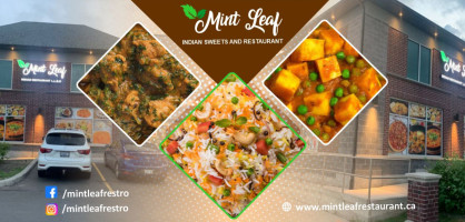 Mint Leaf Indian Sweets And inside
