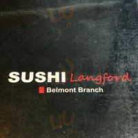 Sushi Langford food