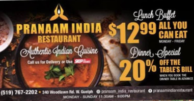 Pranaam India Authentic Indian food