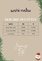 Sushi Matsu Chateauguay food
