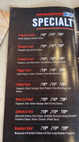 Domino's Pizza menu