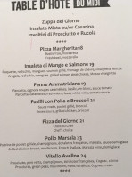 Enoteca Monza Pizzeria Moderna menu