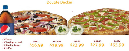 Double Double Pizza food