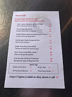 Le Tusk Cafe, Regal Matinal menu