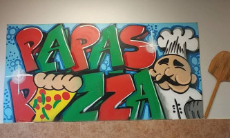 Papas Pizzaland food
