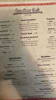 Ovaltine Cafe menu