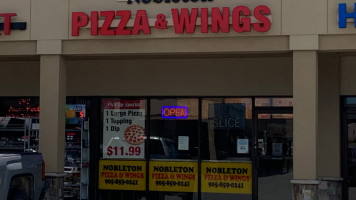 Two-for-one Pizza Wings food