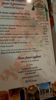 Restaurant La Porte Grecque menu