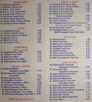 Mun-hing menu