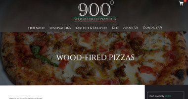 900 Degrees Wood-fired Pizzeria food