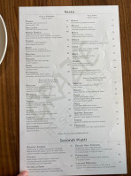 Grazie Ristorante menu