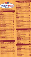 Western Pizza menu