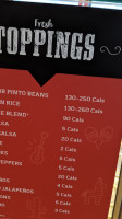 Barburrito menu