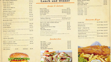 Sonny's Bar and Grill menu