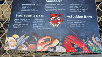 Steamers Lobster Co menu
