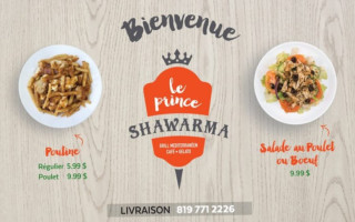 Le Prince Shawarma food