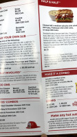 Firehouse Subs Markham Road menu