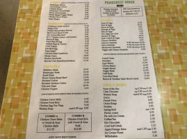 Parkcrest Diner menu
