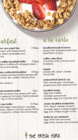 Eurest Canada Post Cafe menu
