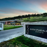 Block One At 50th Parallel Winery outside