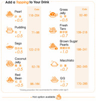 Coco Fresh Tea Juice menu