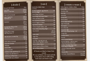 Leduc Coffee Shop menu