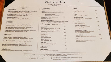 Fishworks menu
