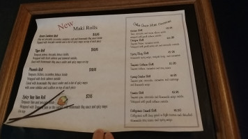 Kasumi Sushi menu