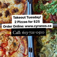 Cyranos Restaurant food