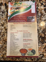 Angelo's Gourmet Eatery menu