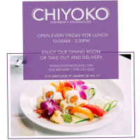 Chiyoko Sushi Steakhouse food