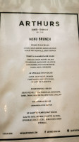 Arthur's Nosh Bar menu