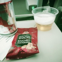 On A Westjet Plane food