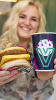 V Burger food