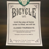 The Bicycle Cafe food