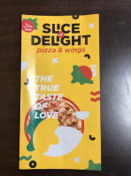 Slice Of Delight Pizza Wings food