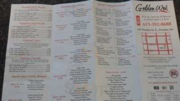Golden Wok Chinese & Szechwan Restaurant menu