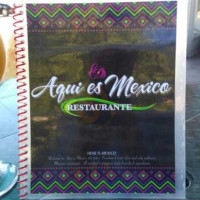 Aqui Es Mexico food