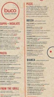 Buco Pizzeria Vino – Windermere menu