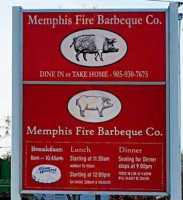 Memphis Fire Barbeque Company food