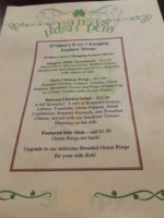 O'shea's Irish Pub menu