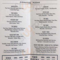 The Locals Pizza menu