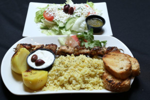 Authentic Greek Mediterranean Eatery food