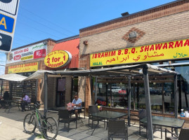 Ibrahim Halal B.b.q. Shawarma inside