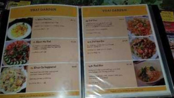 Thai Gardens menu